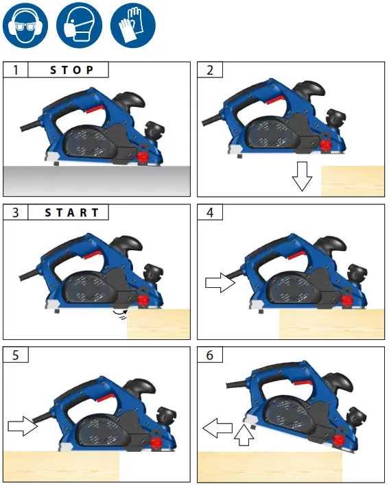 Gude HO 82-850 Hand Planer - fig11