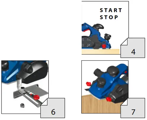 Gude HO 82-850 Hand Planer - fig2