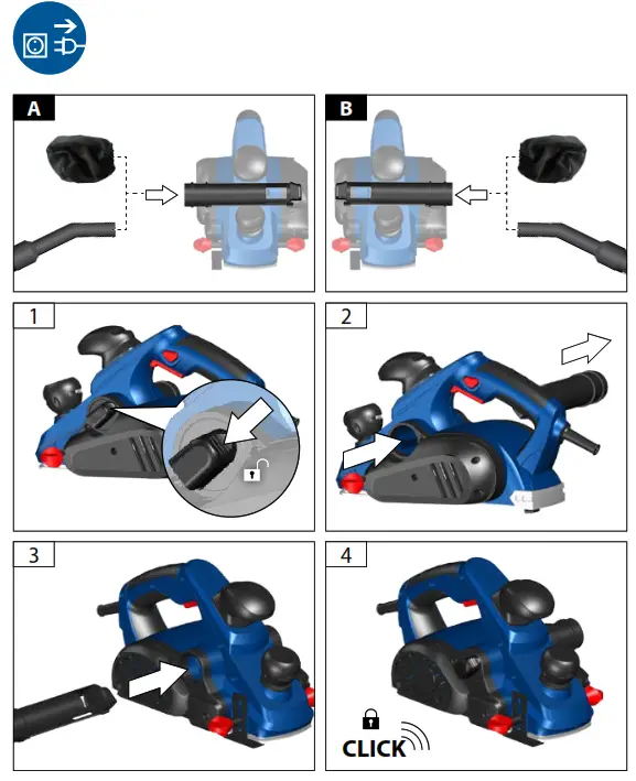 Gude HO 82-850 Hand Planer - fig7