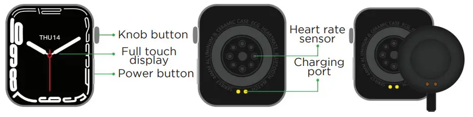 NU REPUBLIC THU14 Creed Smart Watch - Box