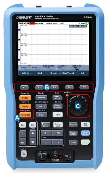 SIGLENT SHS800X Handheld Digital Oscilloscope - fig32