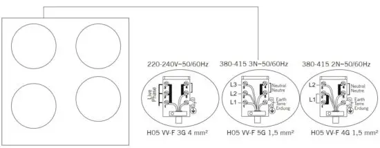 FIG 4 ELECTRICAL CONNECTION SCHEME