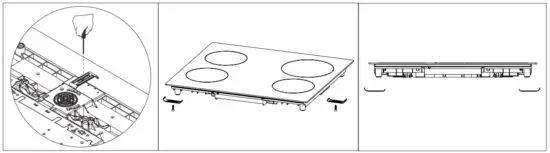 FIG 6 INSTALLATION OF COOKTOP