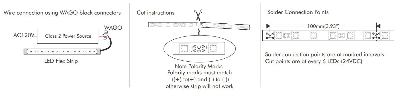 LED WORLD FC60M28 15.2M 24V X LED Flex Strip - Figure 1