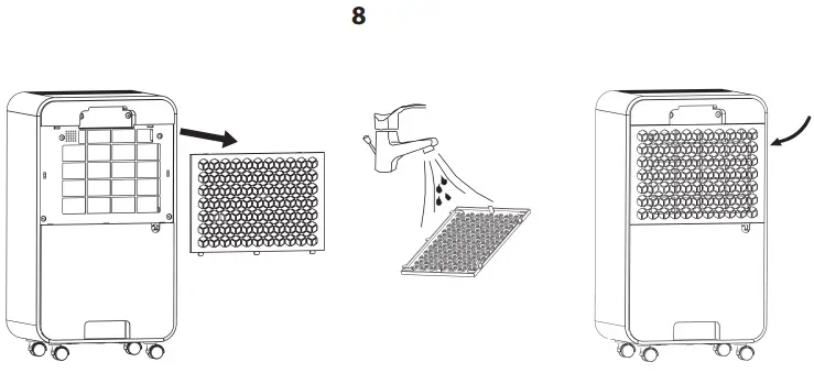 COLUMBIA VAC OPC1050N Air Dehumidifier-fig9