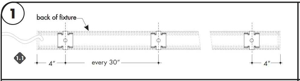luminii BAR-XX Linear Illumination System - ack of fixture