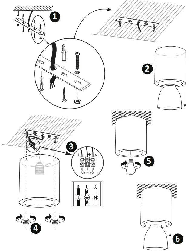 Sanico 311719 JUPITER Plafond Ceiling Lamp LED - 1
