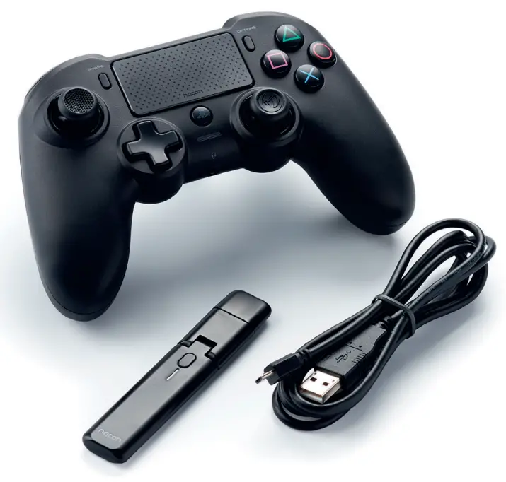 nacon PS4OFPADWL Asymmetric Wireless Controller for PS4 and PC - fig 1