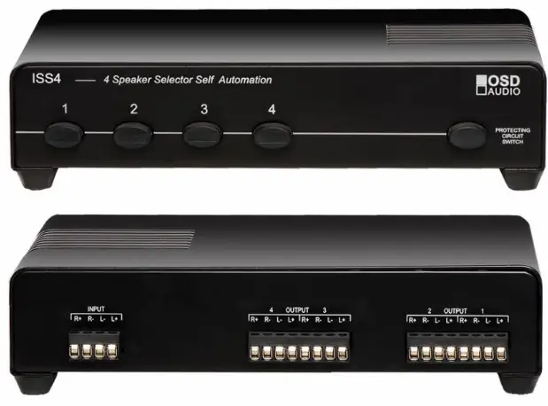 OSD AUDIO ISS4 Protected Loudspeaker Switcher