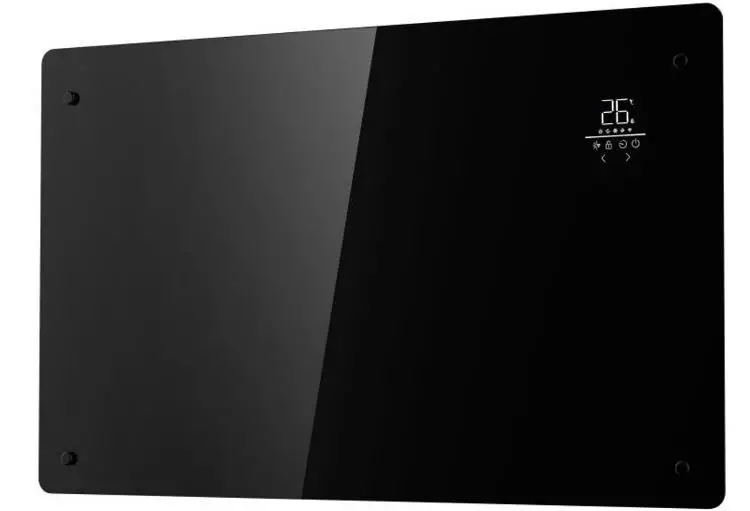 moda 12502321 ONYX Glass Electric Panel Heater