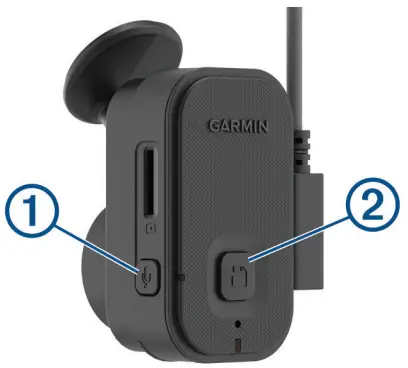 GARMIN Dash Cam Mini 2 1080p Tiny Dash Cam - fig 2