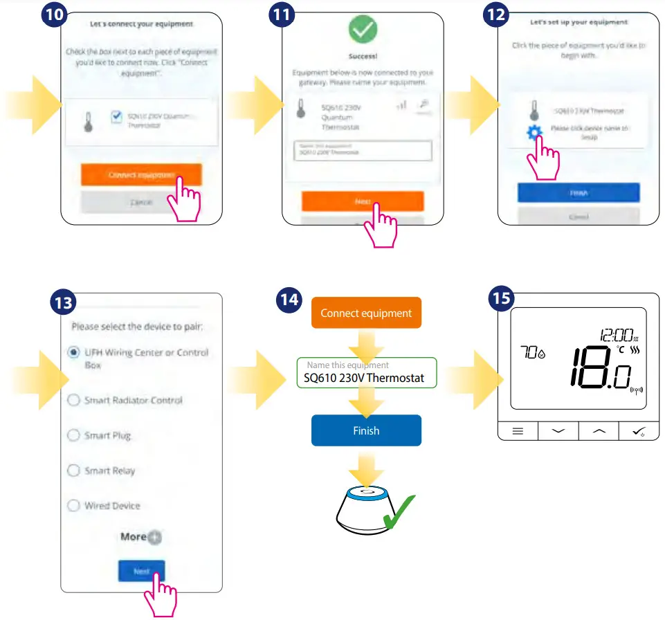 SALUS CONTROLS SQ610 Quantum Smart Thermostat - Fig 7