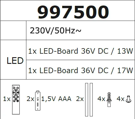 LeuchtenDireckt 14854-16 EDGING Ceiling Light fig (3)