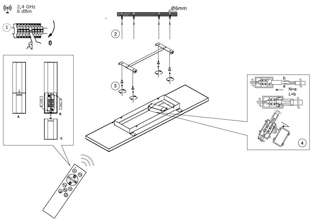 LeuchtenDireckt 14854-16 EDGING Ceiling Light fig (4)