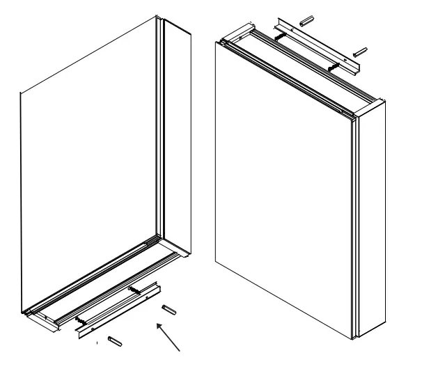 THE HOME DEPOT MC610 Aluminum Medicine Cabinet - fig 5