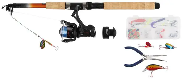 crivit 210-5 Spin Rod Fishing Set