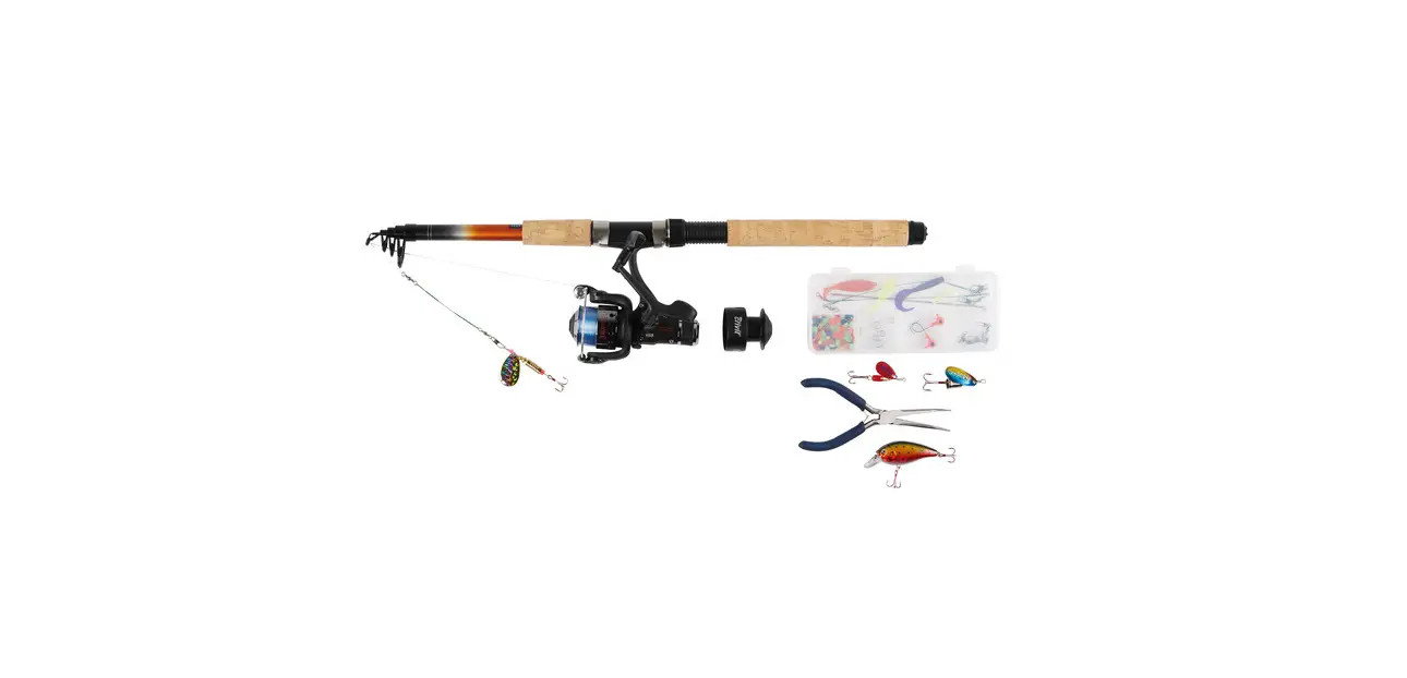 Crivit 210-5 Spin Rod Fishing Set Instruction Manual