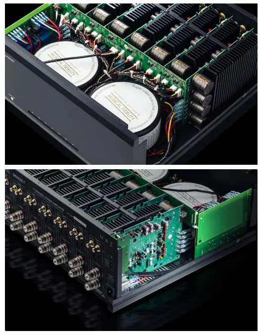 MUSICAL FIDELITY M6x 250.7 7 Channel Class A-B Power Amplifier - 2