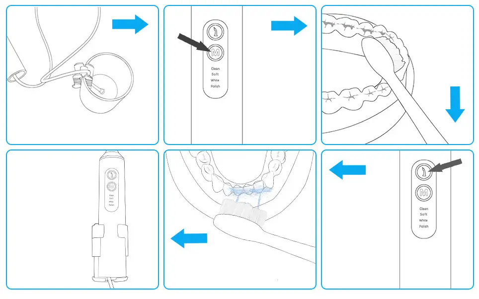 Water Dental Flosser with The Toothbrush Combo-1