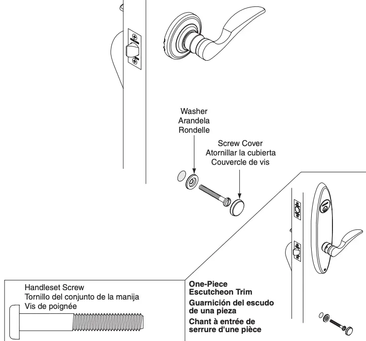 Install Handleset Screw