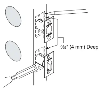 Mortise for Latch and Deadbolt