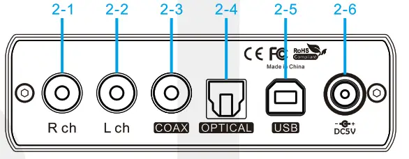 TOPPING TP70F E30 II Desktop Digital To Analog Converter - BUTTON