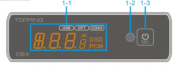 TOPPING TP70F E30 II Desktop Digital To Analog Converter