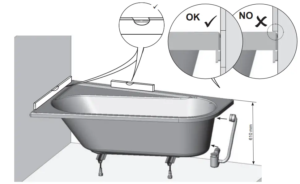 RAVAK CZA4100A00 Chrome Bathtub Panel - fig 15