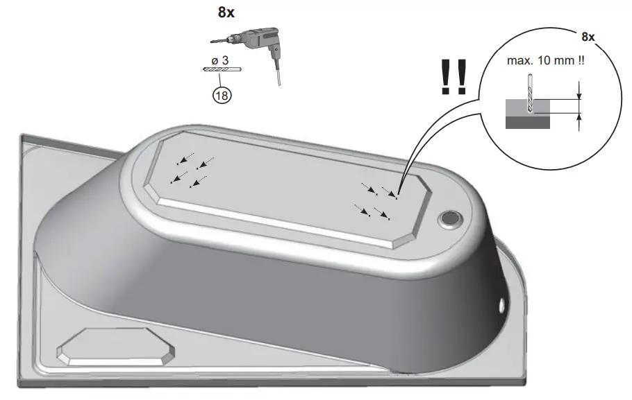 RAVAK CZA4100A00 Chrome Bathtub Panel - fig 5