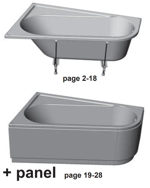 RAVAK CZA4100A00 Chrome Bathtub Panel