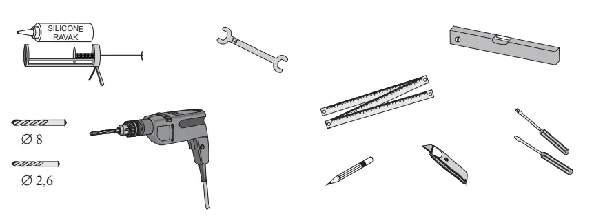 RAVAK RKRV2-80 Shower Cabin - fig 1