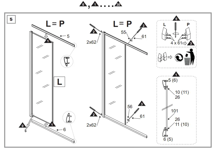 RAVAK RKRV2-80 Shower Cabin - fig 5