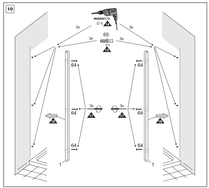RAVAK RKRV2-80 Shower Cabin - fig 9