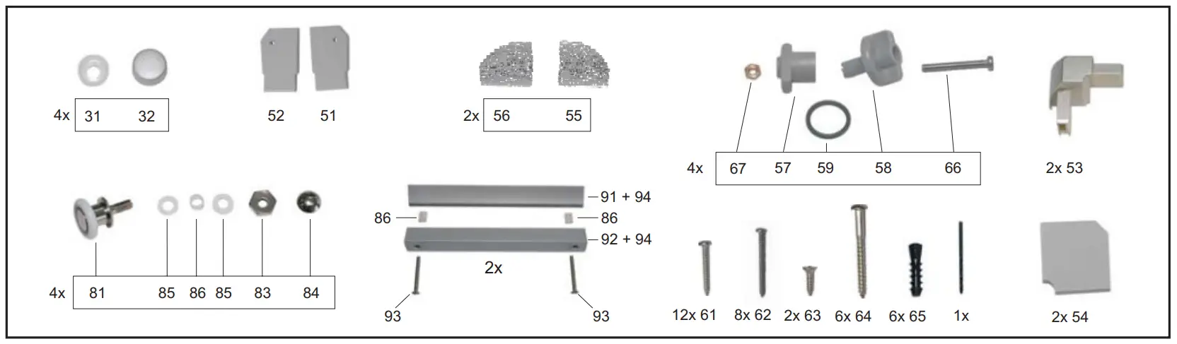 RAVAK RKRV2-80 Shower Cabin - fig