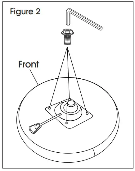 ULINE H-7670 Vinyl Padded Mobile Shop Stool -Figure 2