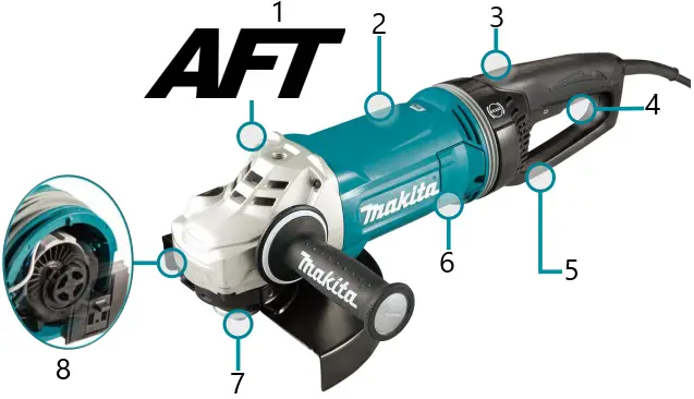 makita GA9071X1 230mm Angle Grinder A02