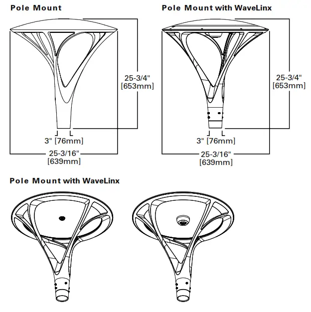 COOPER Lighting Solutions Invue ARB Arbor Post Top - Fig