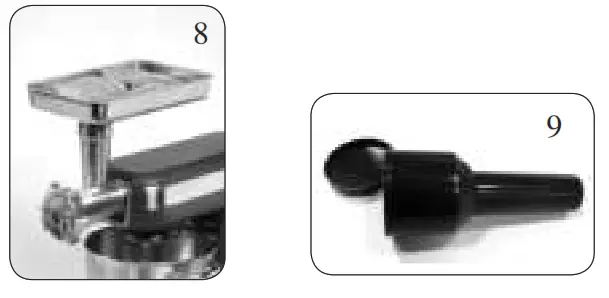 Domo-elektro DO9070KR Kitchen Machine -pushing