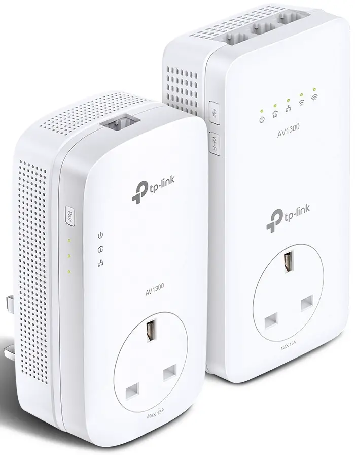 tp-link TL-WPA8631P KIT AV1300 Gigabit Passthrough Powerline ac Wi-Fi Kit