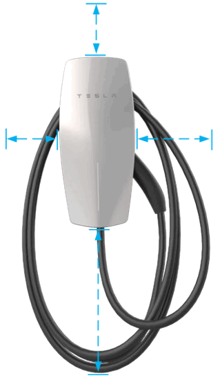 Tesla Gen 3 Wall Connector Manual - Connector in a location