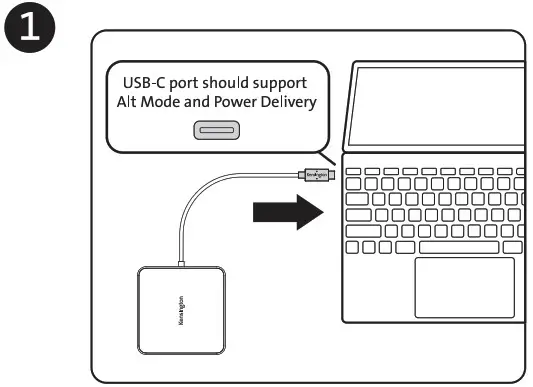 Kensington MD120U4 USB4 Portable Docking Station - Kensington MD120U4 USB4 Portable Docking Station