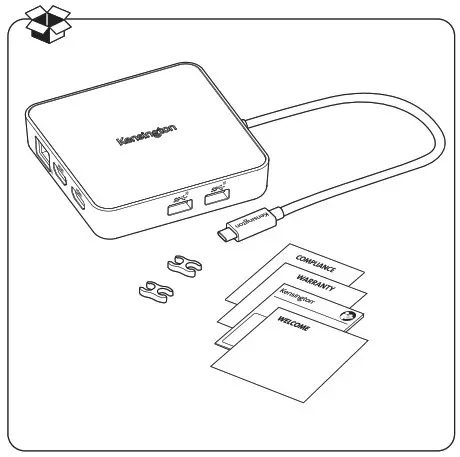 Kensington MD120U4 USB4 Portable Docking Station - cover
