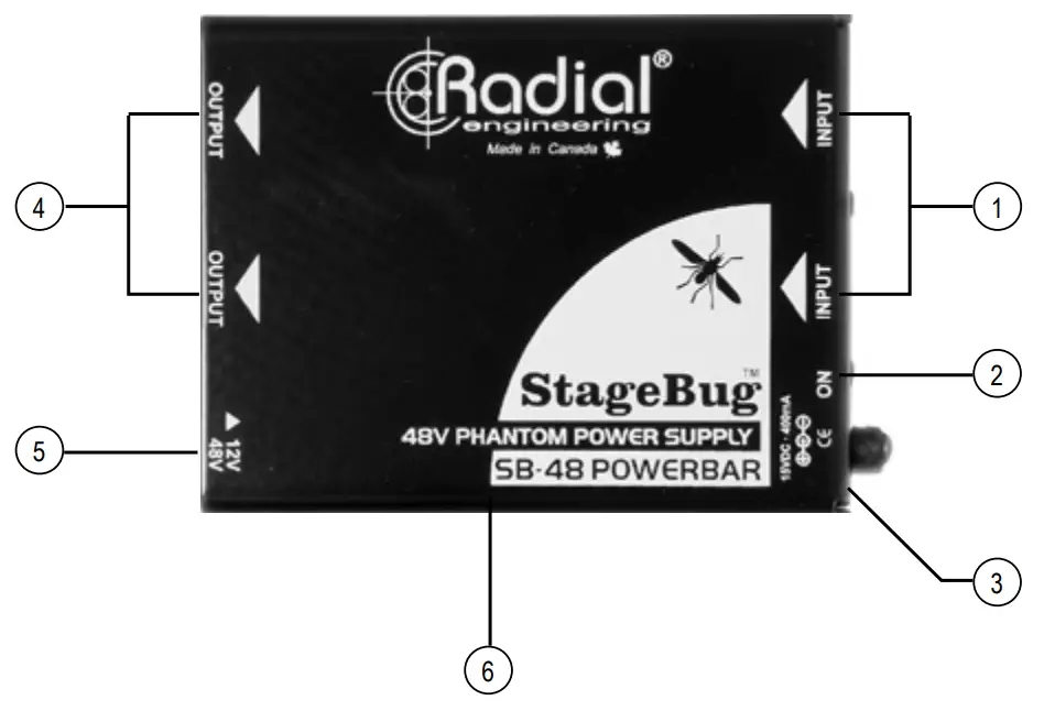 Radial SB-48 Power Bar - Fig 1