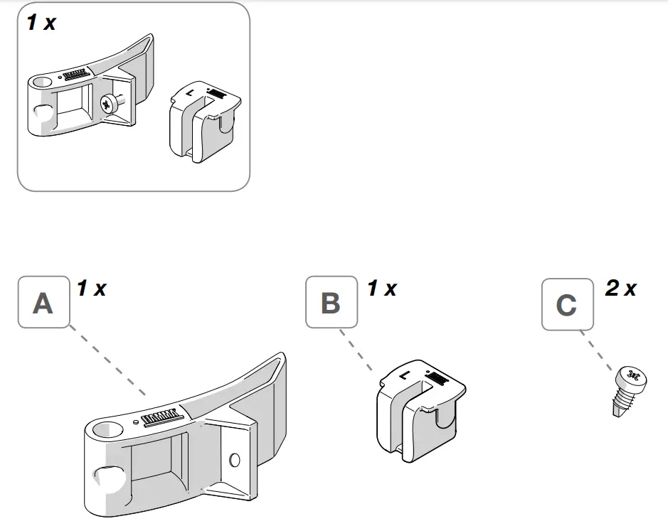 FIAMMA 98655 073 Rapid Side Wall Installation Kit - Fig 1