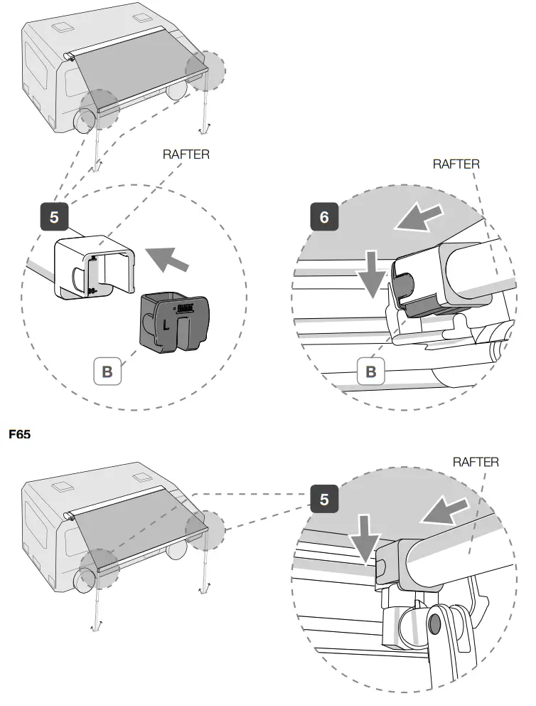 FIAMMA 98655 073 Rapid Side Wall Installation Kit - Fig 2