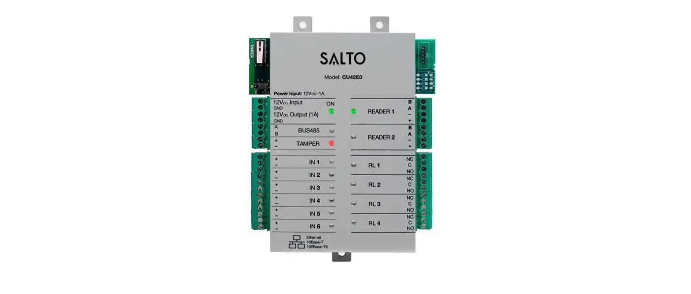 Salto Cu42e0 Electronic Door Controller Installation Guide Salto Cu42e0 Electronic Door Controller Installation Guide