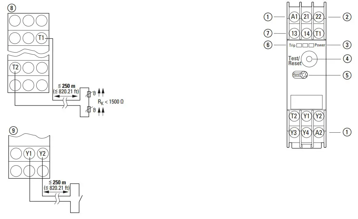 EATON EMT6-DB Thermistor Overload Relay Instruction Manual - Mounting