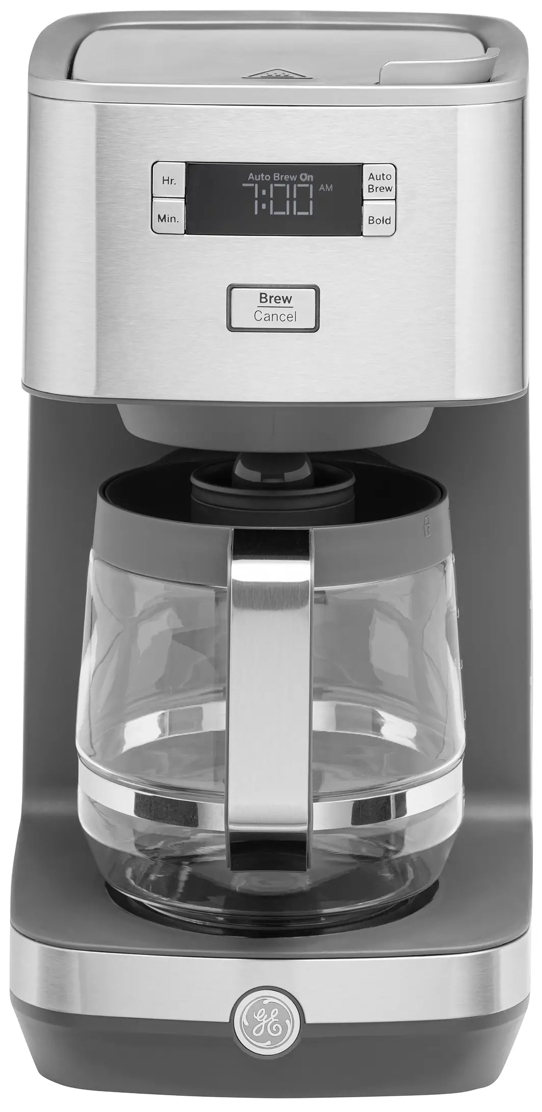 GE APPLIANCES G7CDABSSTSS 10 Cup Drip Coffee Maker with Single Serve