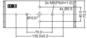 „ Dimensional drawings of EB-6301