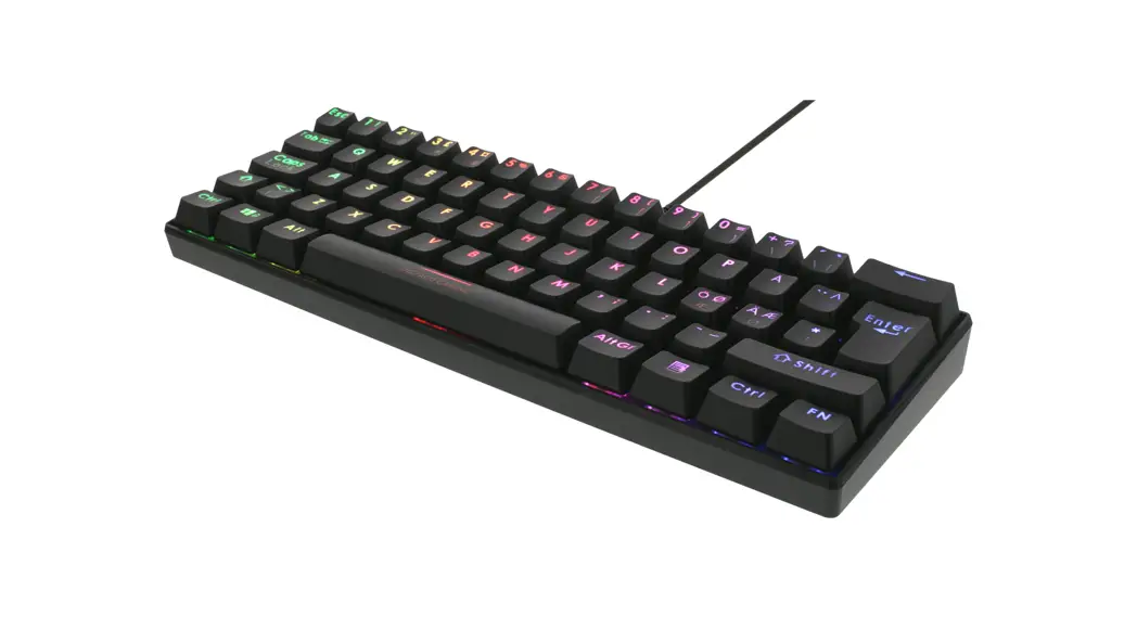 Deltaco Gaming Wk85r Mini Mechanical Gaming Keyboard Rgb With Software Instruction Manual